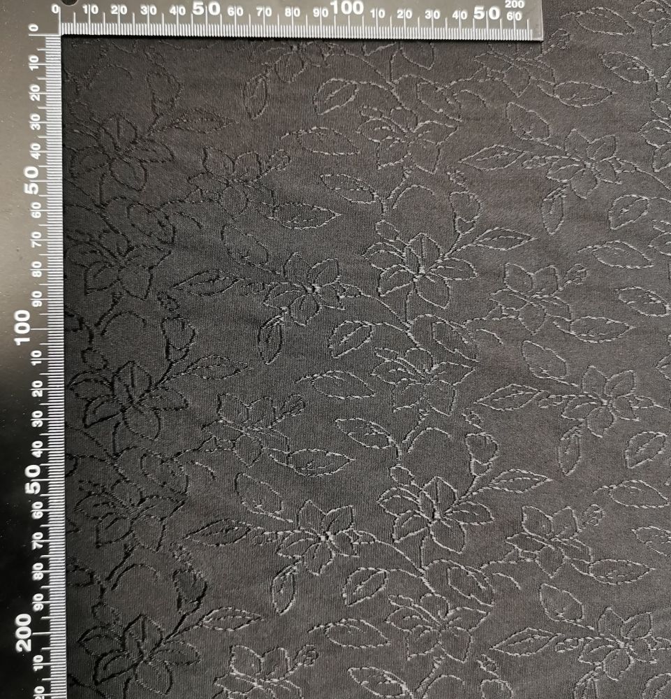 Elastický úplet 10584/21 černý