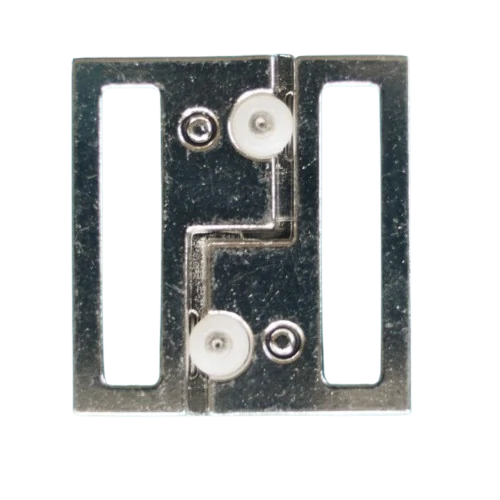 Zapínání plavkové, průvlek 20 mm, stříbrné lesklé