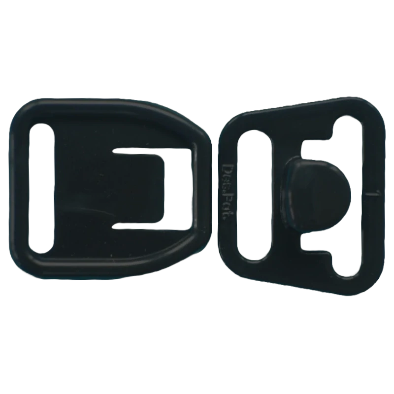 Zapínání mateřské, průvlek 15 mm, barva černá