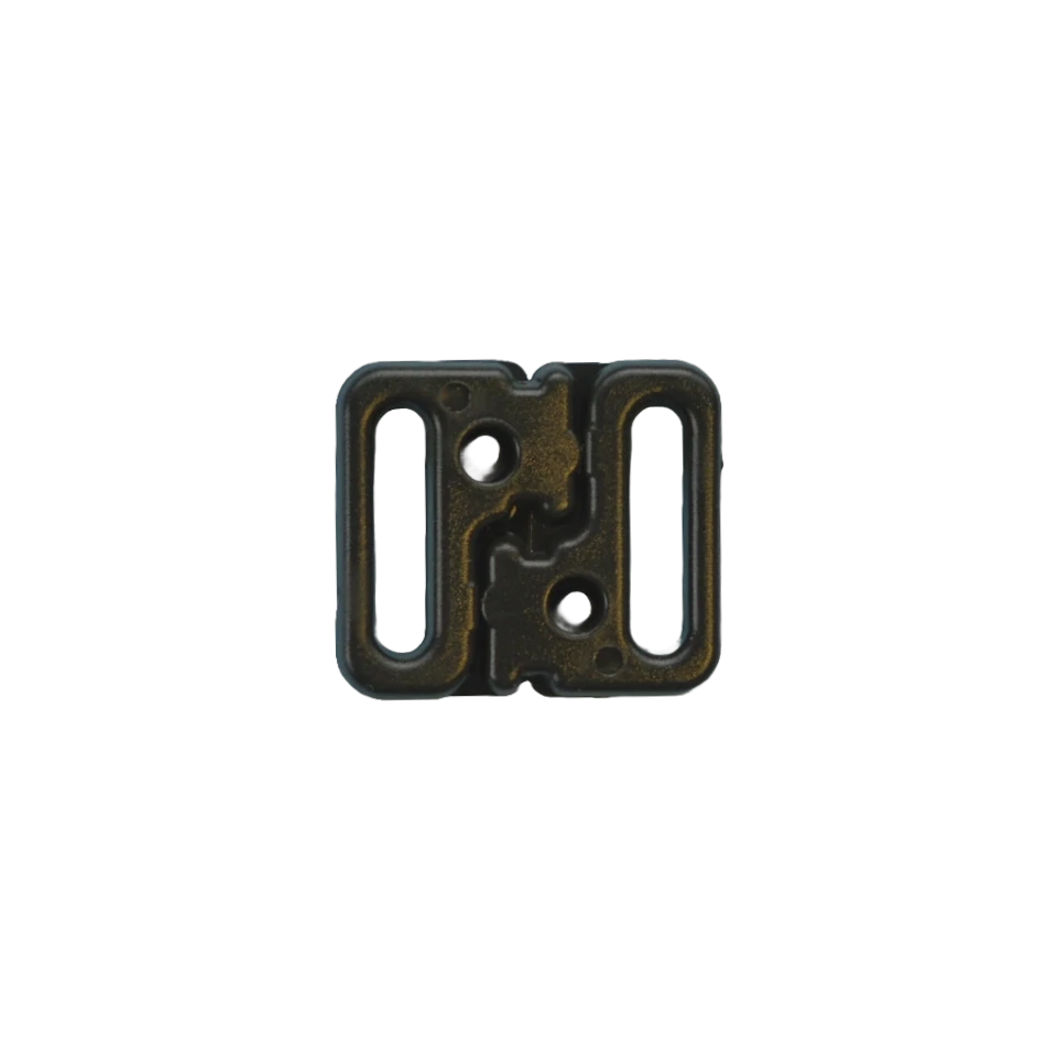 Zapínání plavkové, průvlek 16 mm  černé