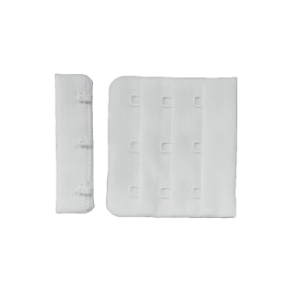 Zapínání prádlové H&E HS3358 (GO57S3x3) bílé, šíře 57 mm