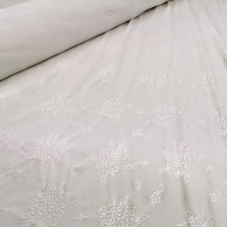 Elastický úplet 10584/7 bílý,