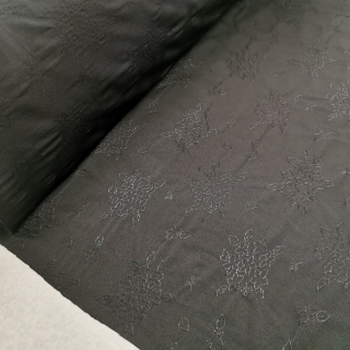 Elastický úplet 10584/7 černý