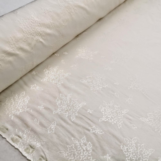 Elastický úplet 10584/7 ivory (smetanový)