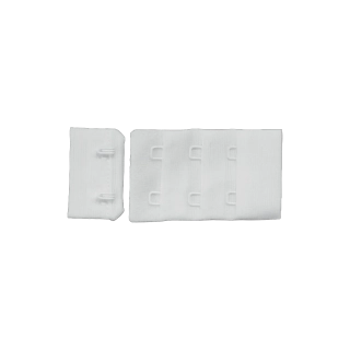 Zapínání prádlové H&E CC30-30 (3x2) bílé, šíře 30 mm