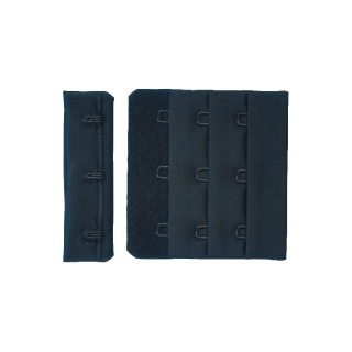 Zapínání prádlové H&E CC33-57 (3x3) černé, šíře 57 mm,