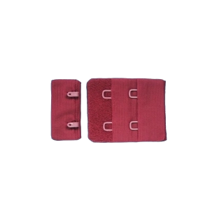 Zapínání prádlové H&E CC20-34 (2x2) bordo, šíře 34 mm
