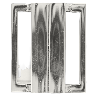 Zapínání plavkové, průvlek 20 mm,  stříbrné lesklé