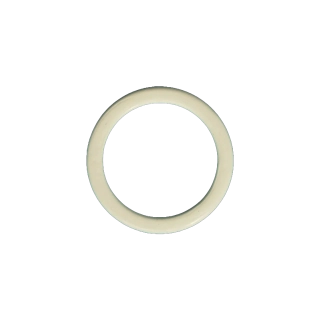Kroužek kovový, průvlek 12 mm, natural-803 (smetanová)