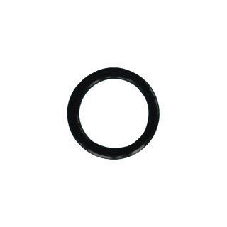 Kroužek kovový, průvlek 11 mm, černý