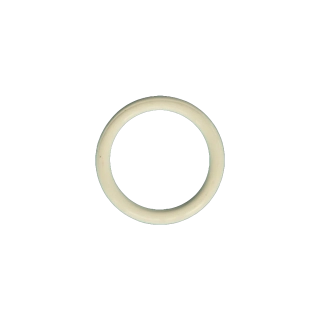 Kroužek kovový, průvlek 11 mm, natural-803 (smetanová)